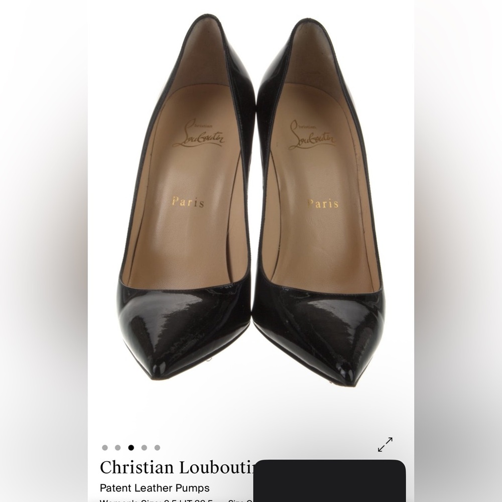 Christian Louboutin Shiny Black Heels